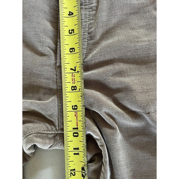 7 For All Mankind Jeans Men's 34 Standard Soft Button Tan Beige Measures 36x33 - Picture 9 of 11